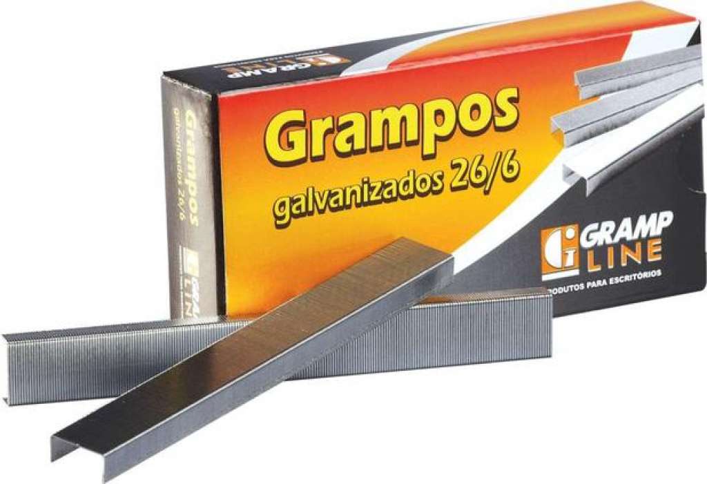 GRAMP LINE - GRAMPO 26/6 GALVANIZADO - CX.5000UN