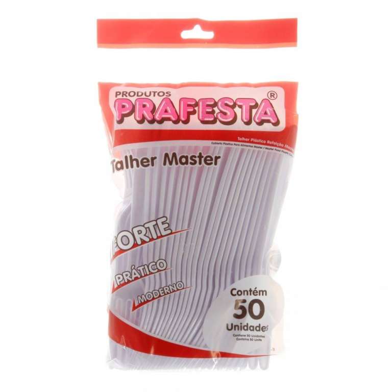 PRAFESTA - GARFO MASTER BRANCO (8877) - CX.10X50UN