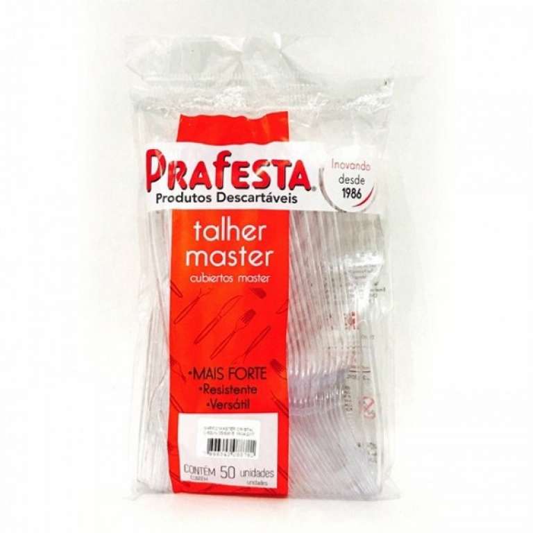 PRAFESTA - GARFO MASTER CRISTAL (8878) - PT.50UN