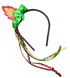 NYR - TIARA JUNINA FOGUEIRA C/ FITAS  - UN